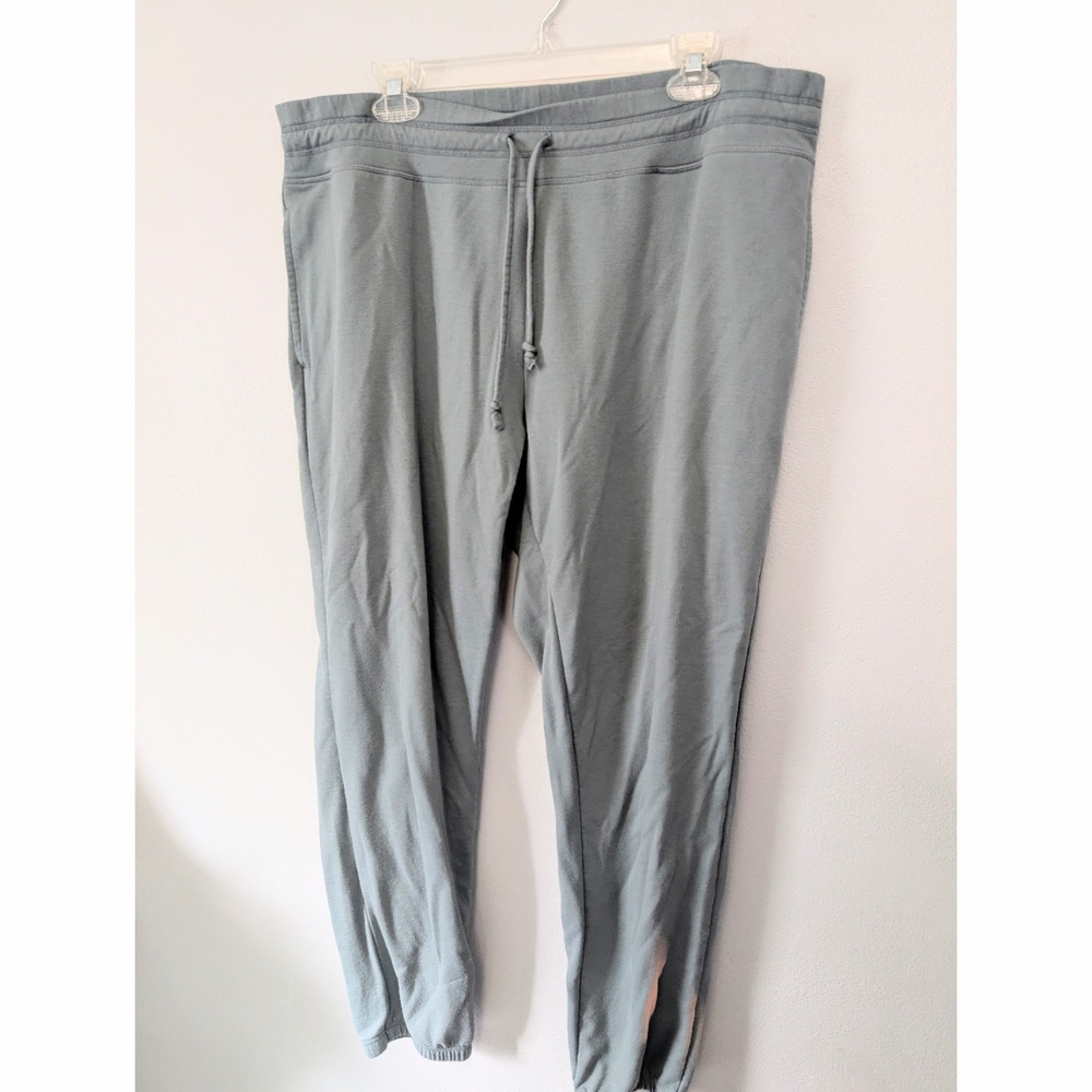 32 Degrees Cool Dusty Teal Color Elastic Ankles Jogger Sweatpants Size XL